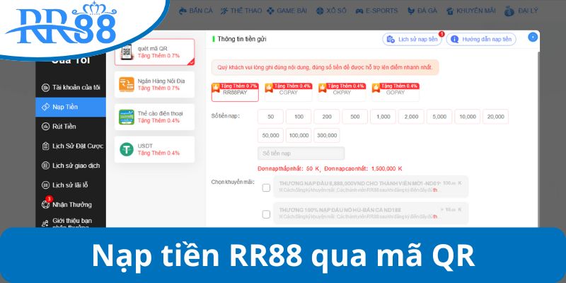 Sử dụng mã QR để gửi vốn là cách hay để bạn nạp tiền thành công nhanh